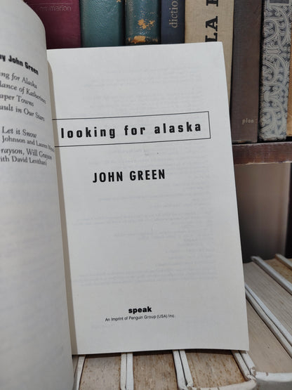 Green - Looking for alaska