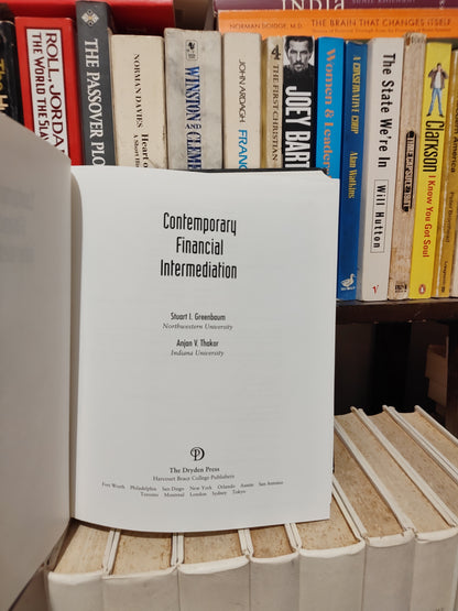 Greenbaum - Contemporary financial intermediation