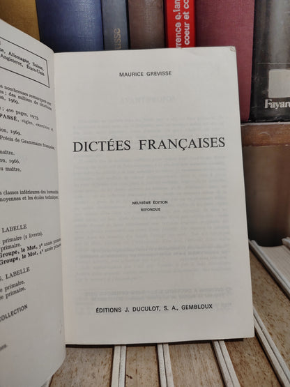 Grevisse - Dictées françaises
