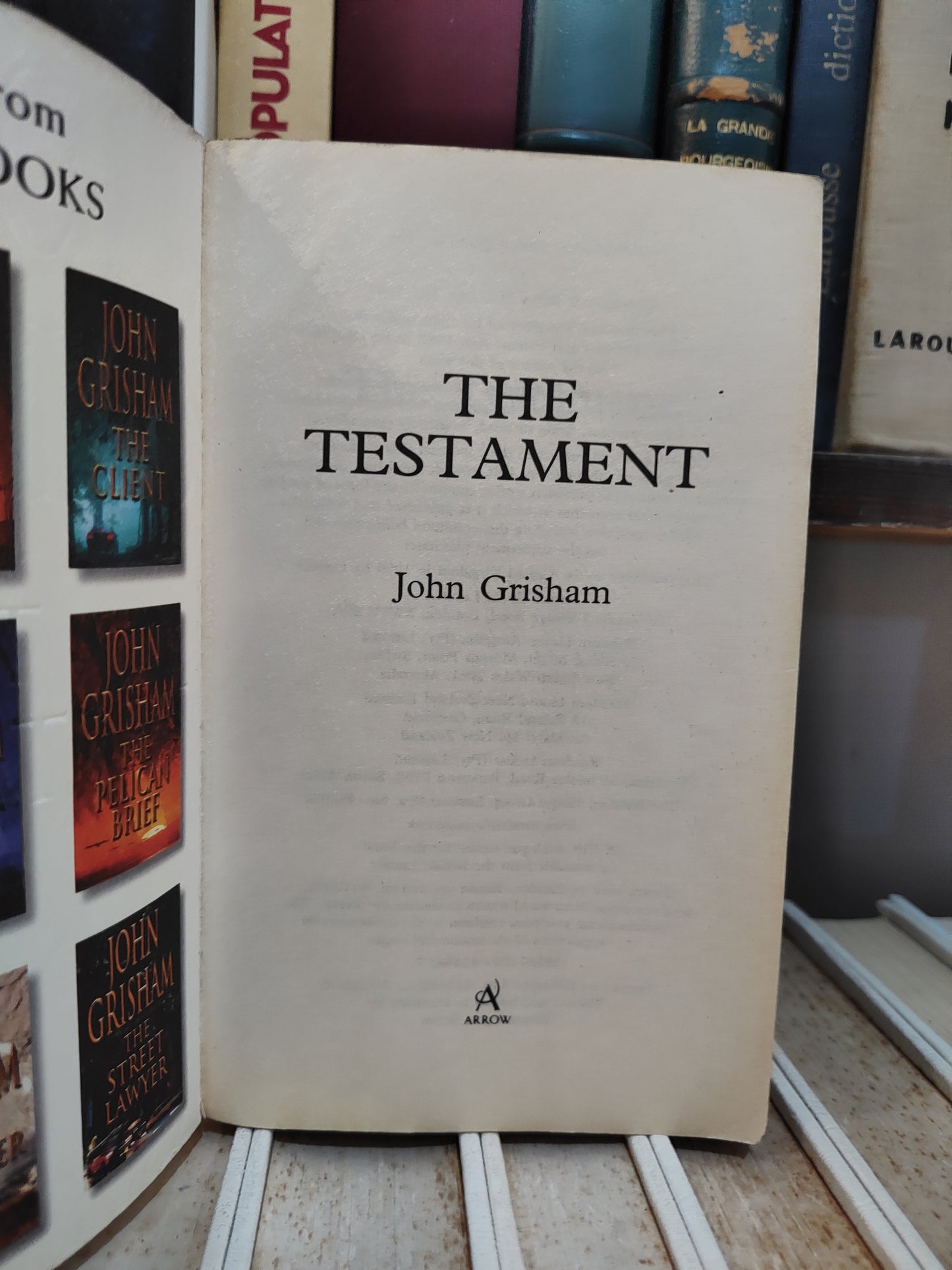 Grisham - The testament