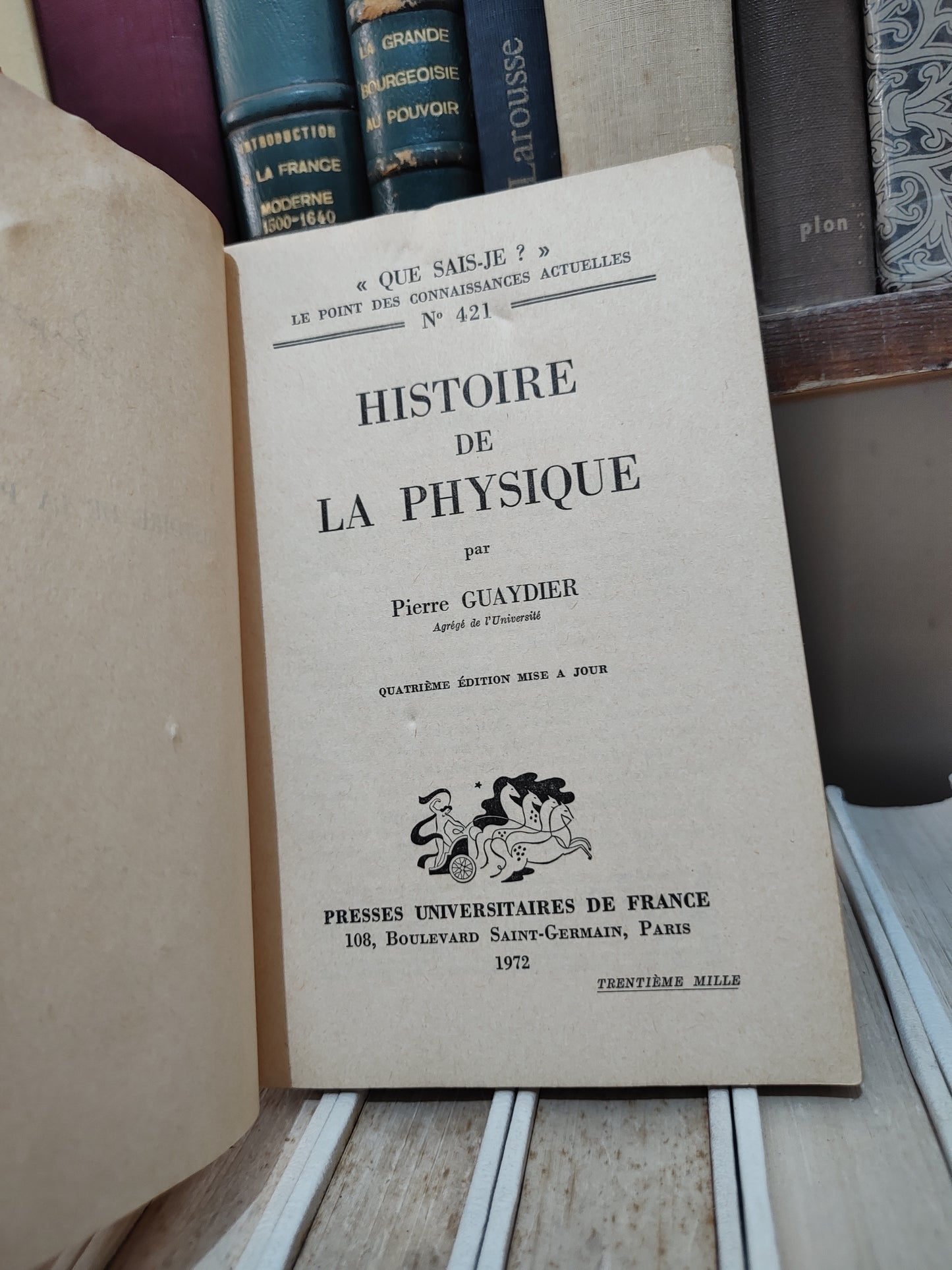 Guaydier - Histoire de la physique