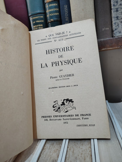 Guaydier - Histoire de la physique