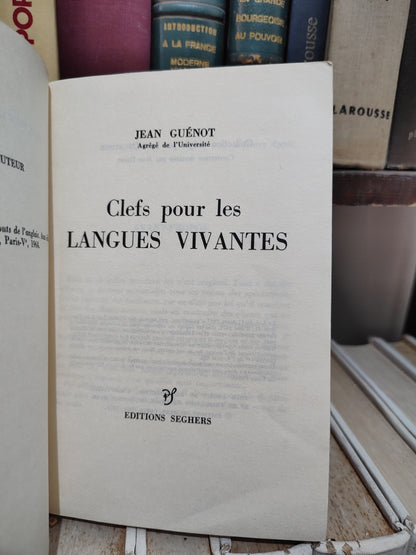 Guénot - Clefs pour les langues vivantes