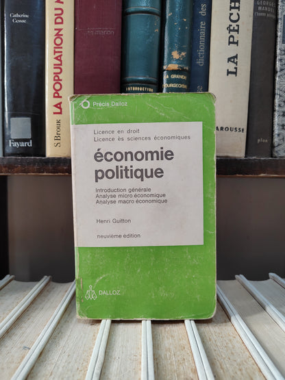 Guitton - Économie politique