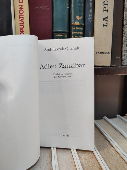 Gurnah - Adieu Zanzibar