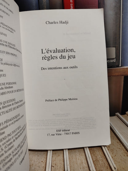 Hadji - L'évaluation, règles du jeux
