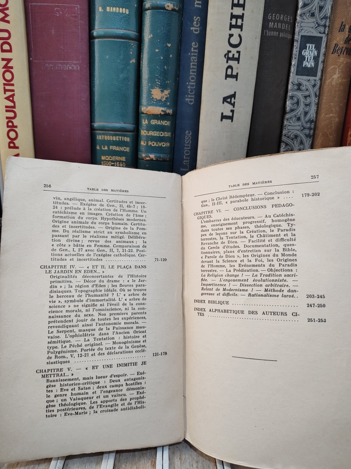 Hauret - Origine de l'univers et de l'homme d'après la Bible  genèse I-III