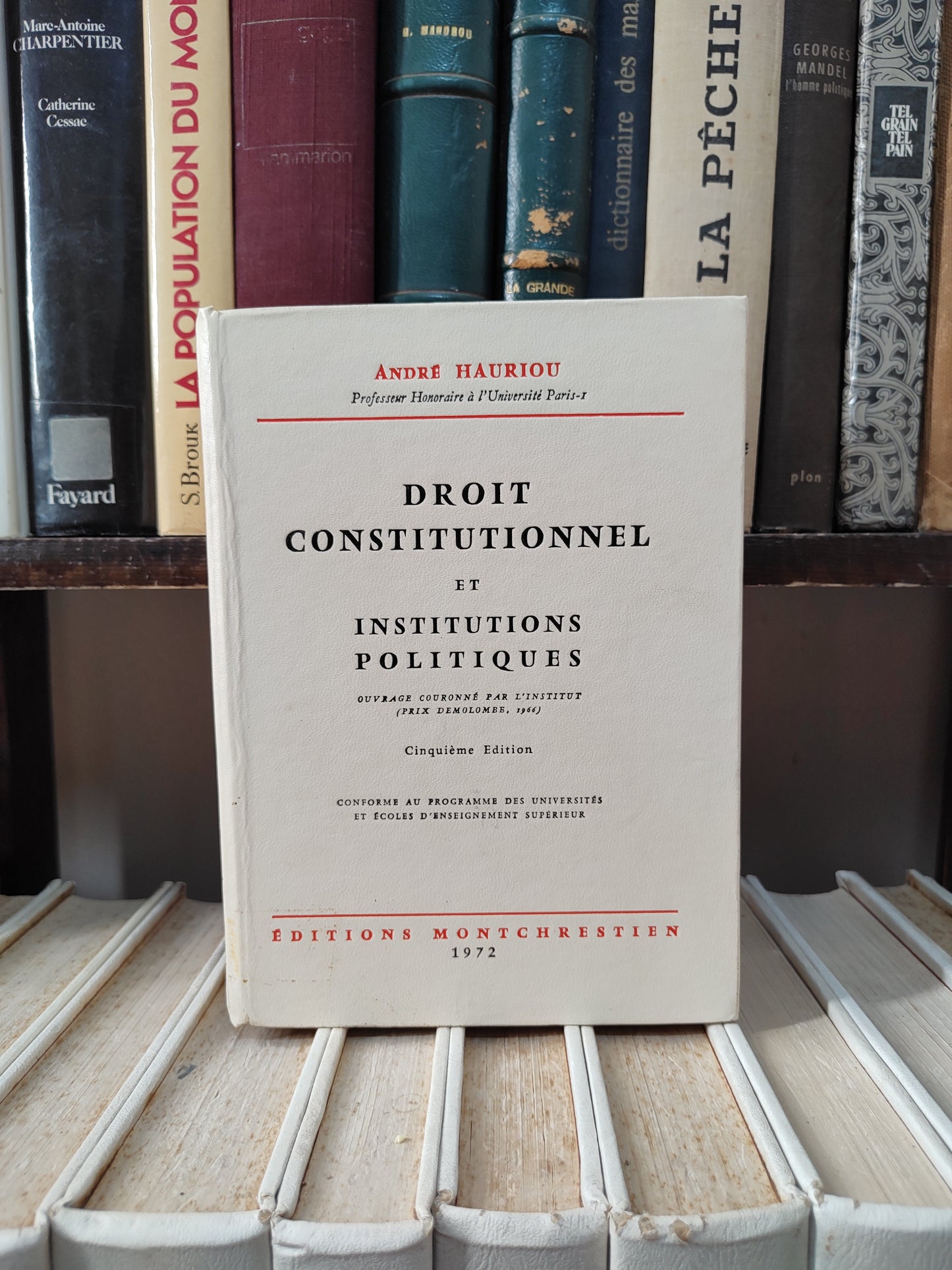 Hauriou - Droit constitutionnel et institutions politiques