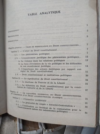 Hauriou - Droit constitutionnel et institutions politiques