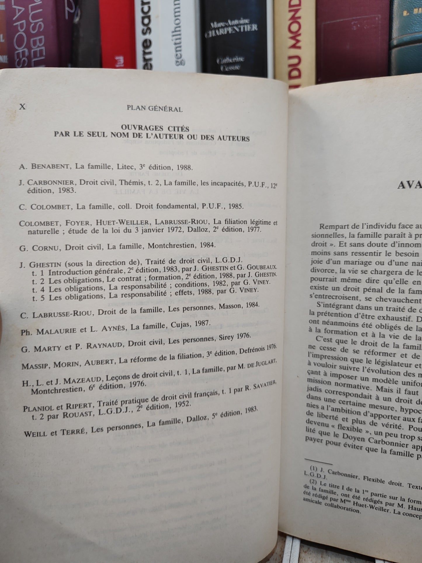 Hauser - Traité de droit civil ; La famille fondation et vie de la famille