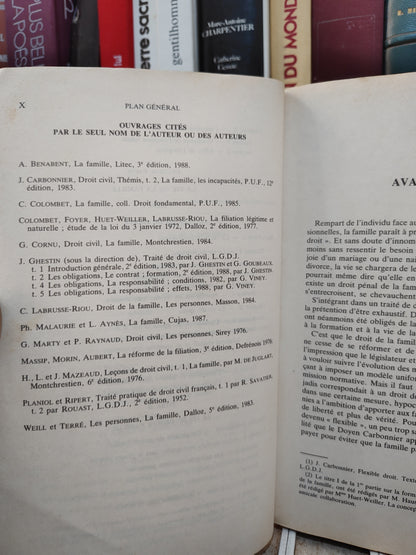Hauser - Traité de droit civil ; La famille fondation et vie de la famille