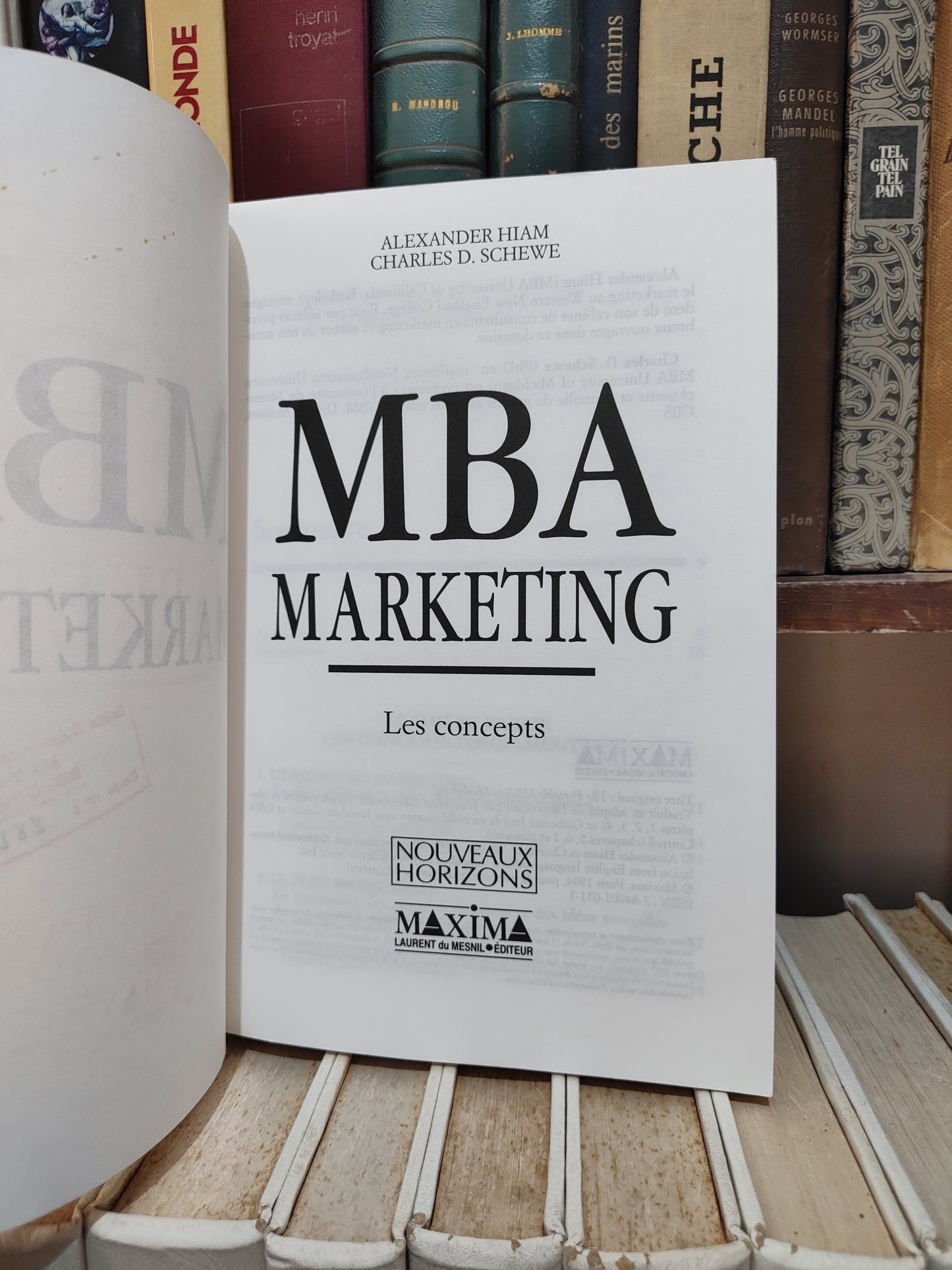 Hiam - MBA Marketing  : Les concepts