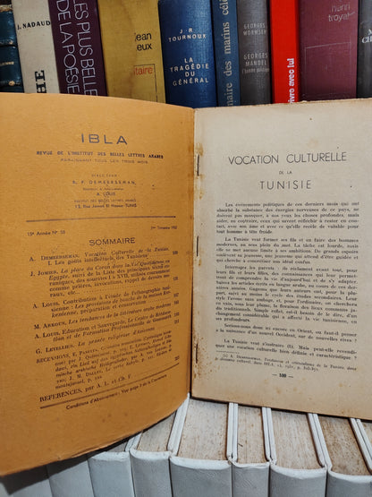 IBIA Institut des belles lettres arabes N 58