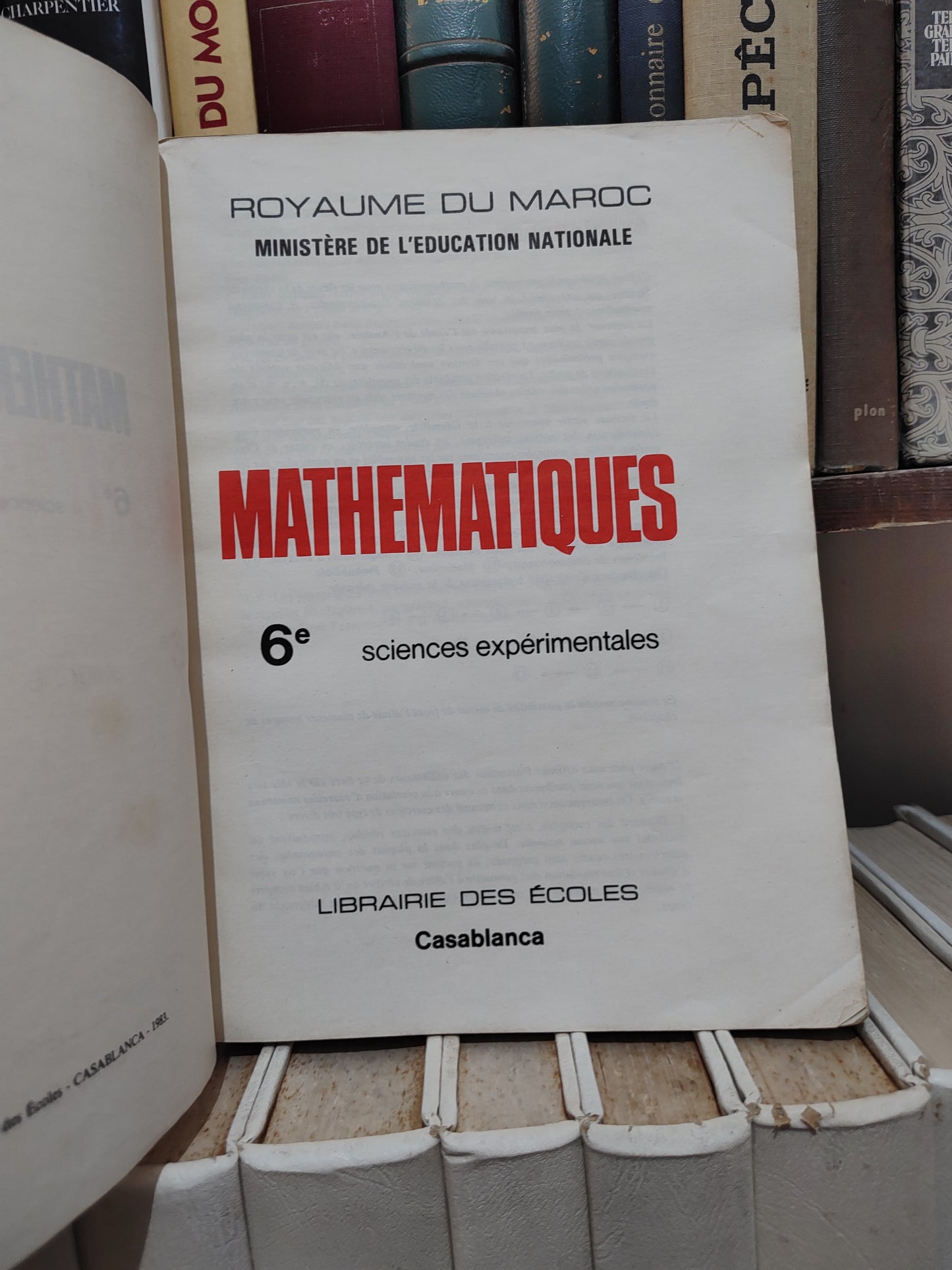 Mathématiques 6e sciences expérimentales