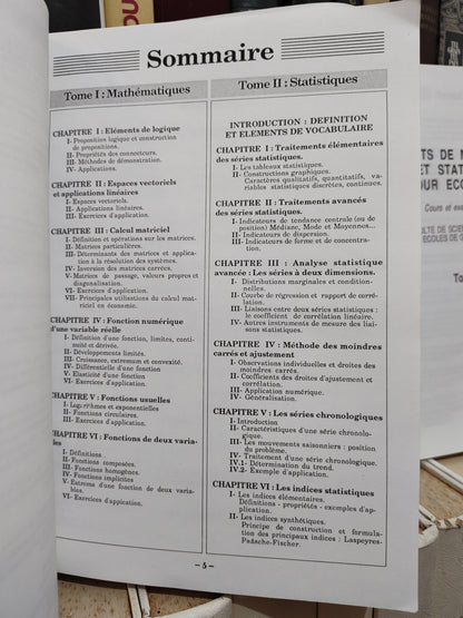 Mourij - Éléments de mathématiques et statistiques pour économistes