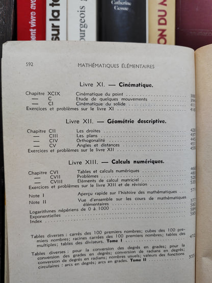 Bréard - Mathématiques élémentaires tome III