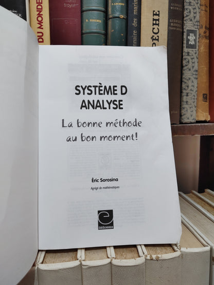 Sorosina - Système D analyse mpsi pcsi mp pc psi