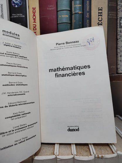 Bonneau - mathématiques financières