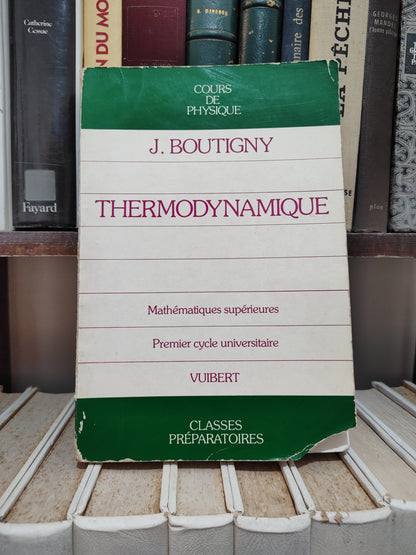Boutigny - Thermodynamique  Mathématiques supérieurs