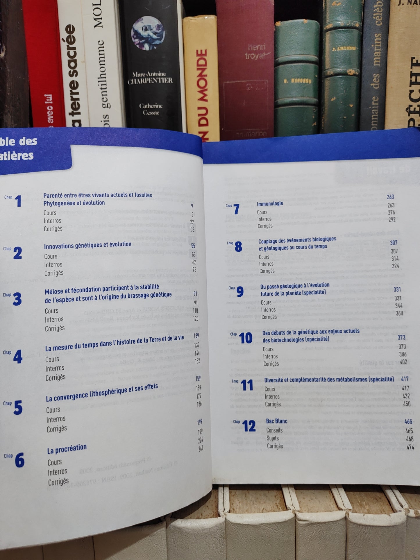 Interros des Lycées SVT Term S