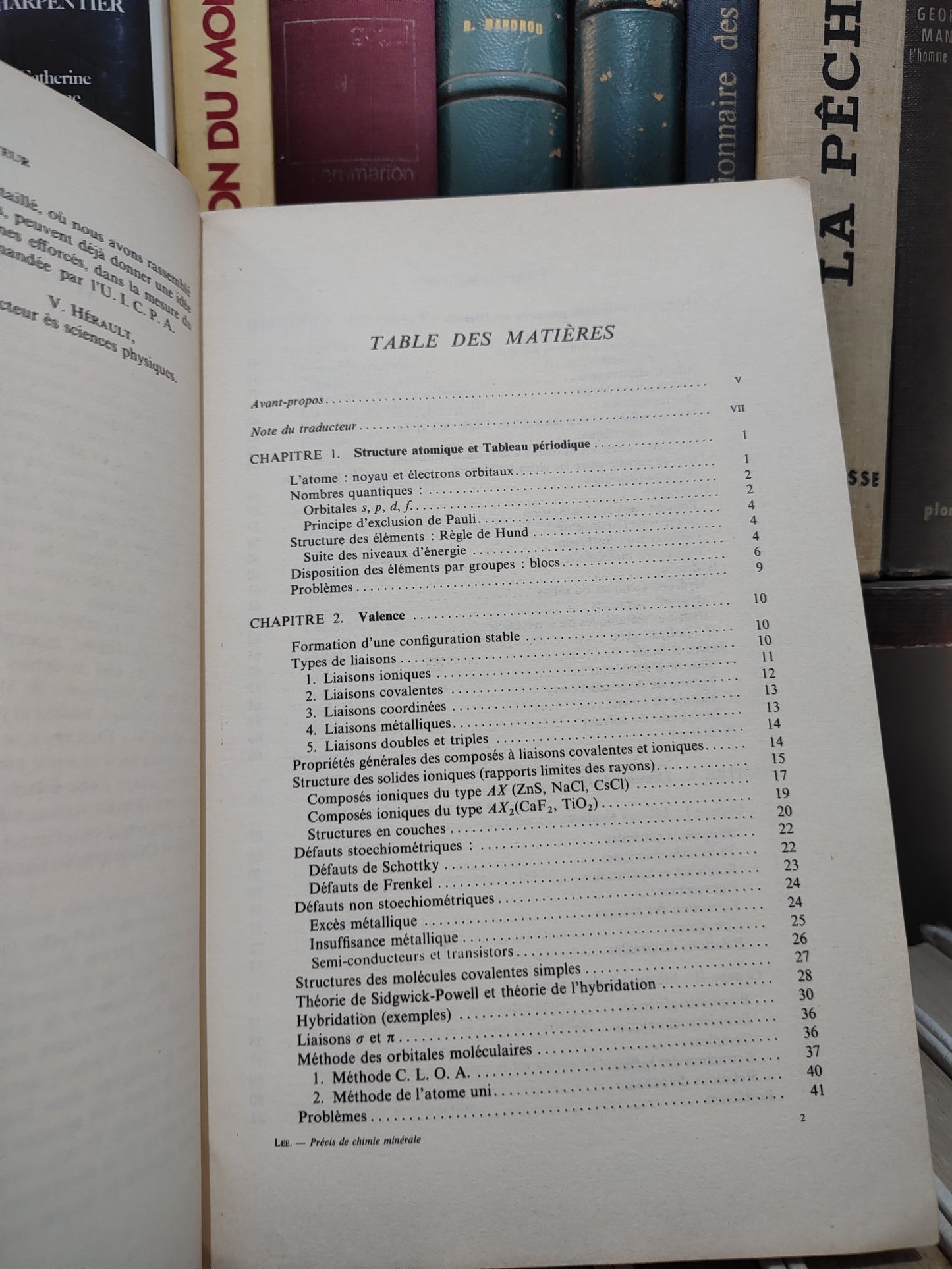Lee - précis de chimie minérale
