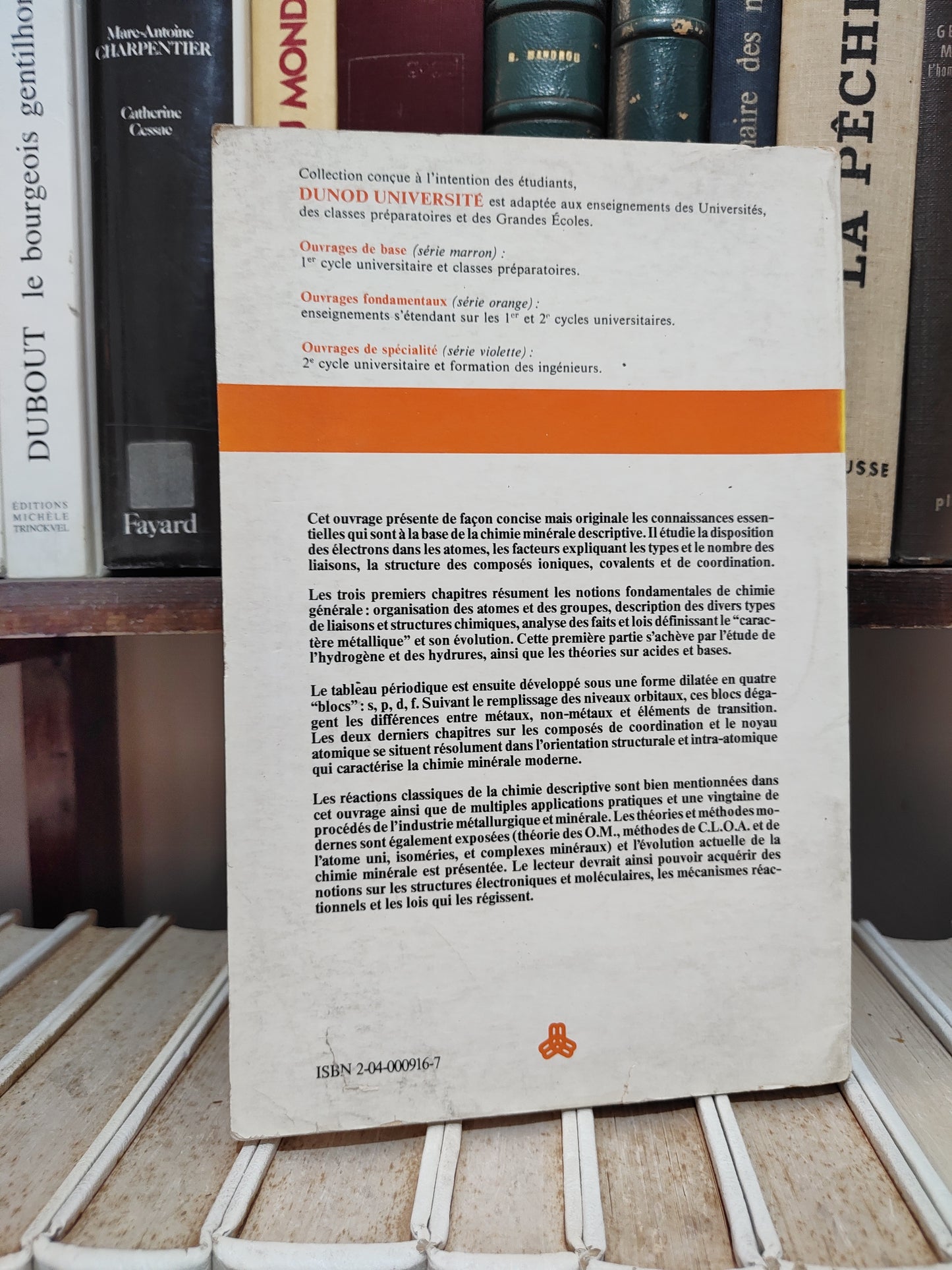 Lee - précis de chimie minérale