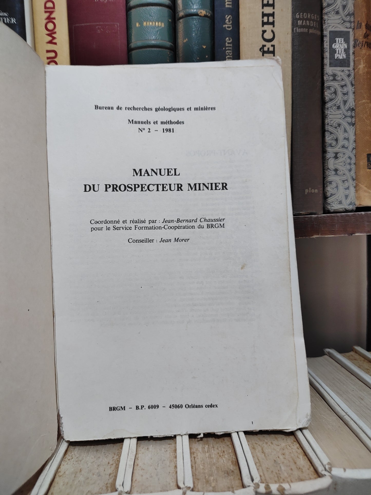 Chaussier - Manuel du prospecteur minier
