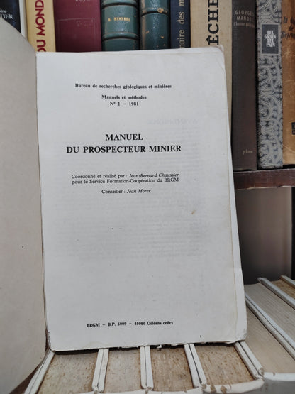 Chaussier - Manuel du prospecteur minier