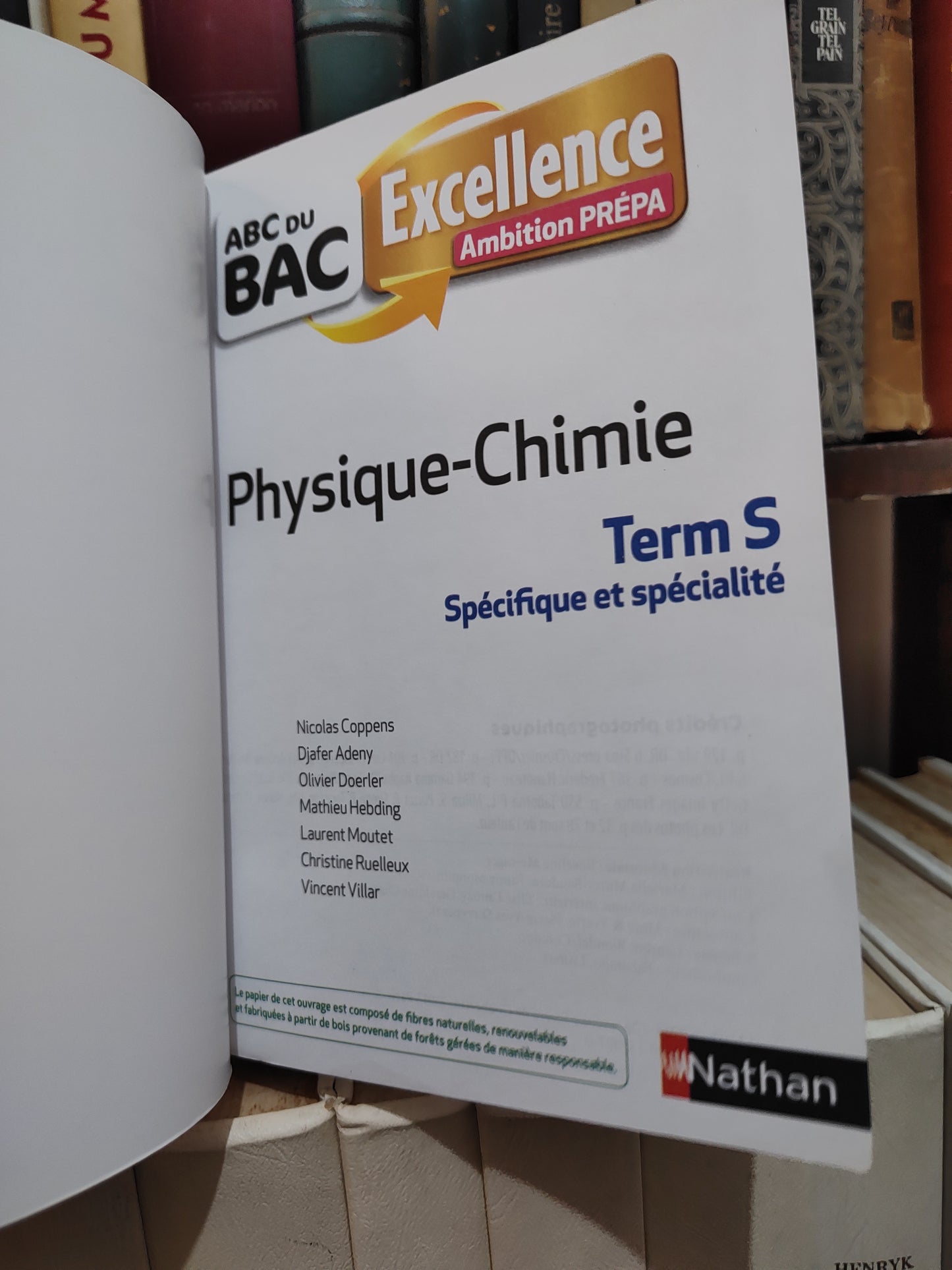 ABC du BAC Physique chimie Term S