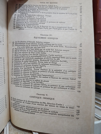 Dévoré - Problèmes de chimie