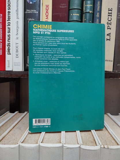 Moreau - Chimie maths sup MPSI et PTSI