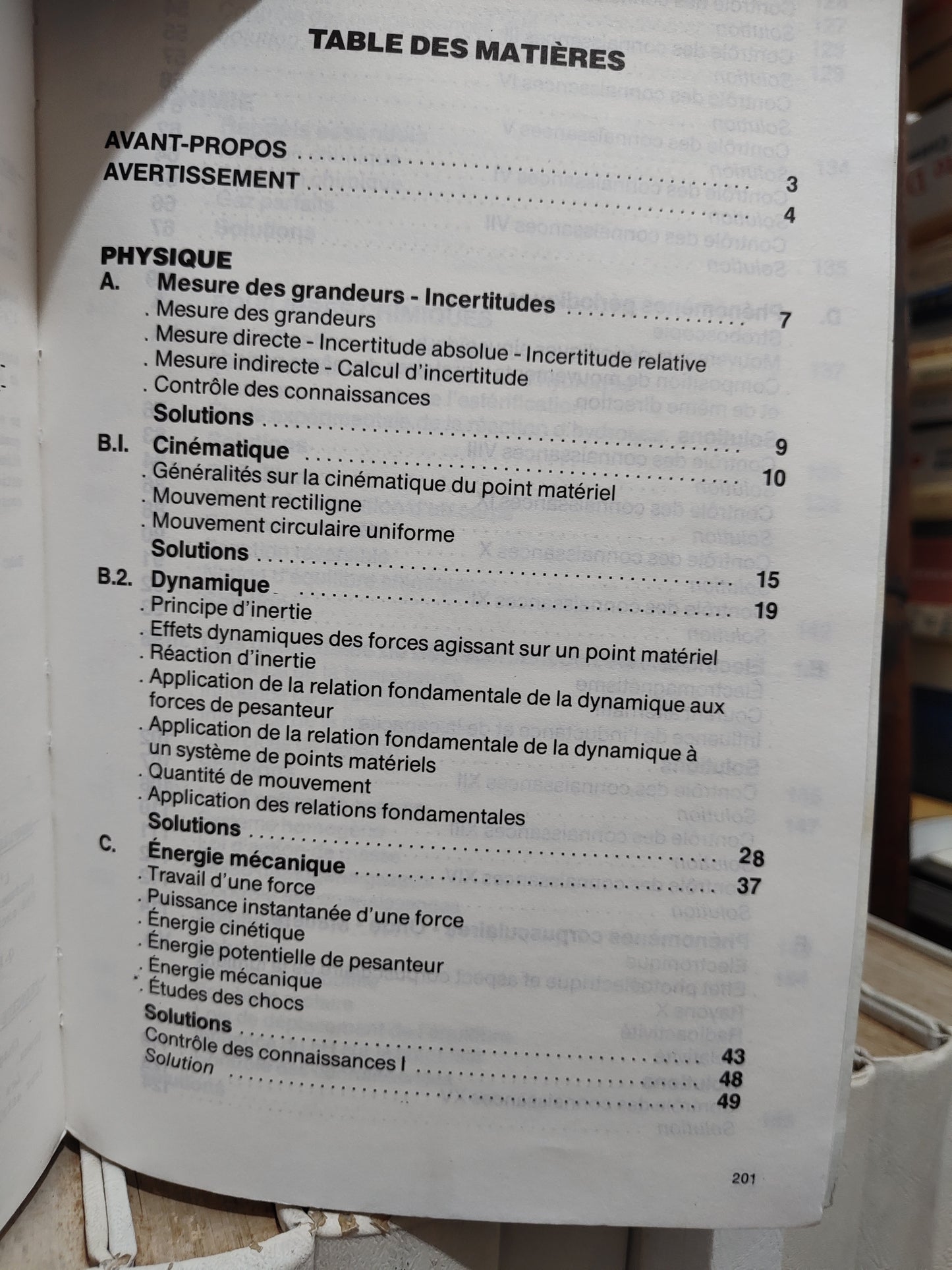 Physique chimie 7e sciences éxpérimentales