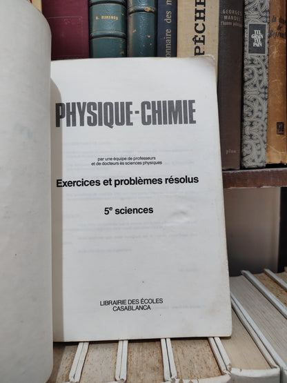 Physique chimie 5e sciences