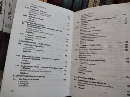 Physique chimie 5e sciences