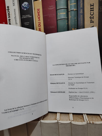 Manuel des caractéristiques des circuits intégrés