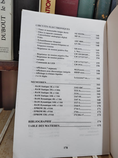 Manuel des caractéristiques des circuits intégrés