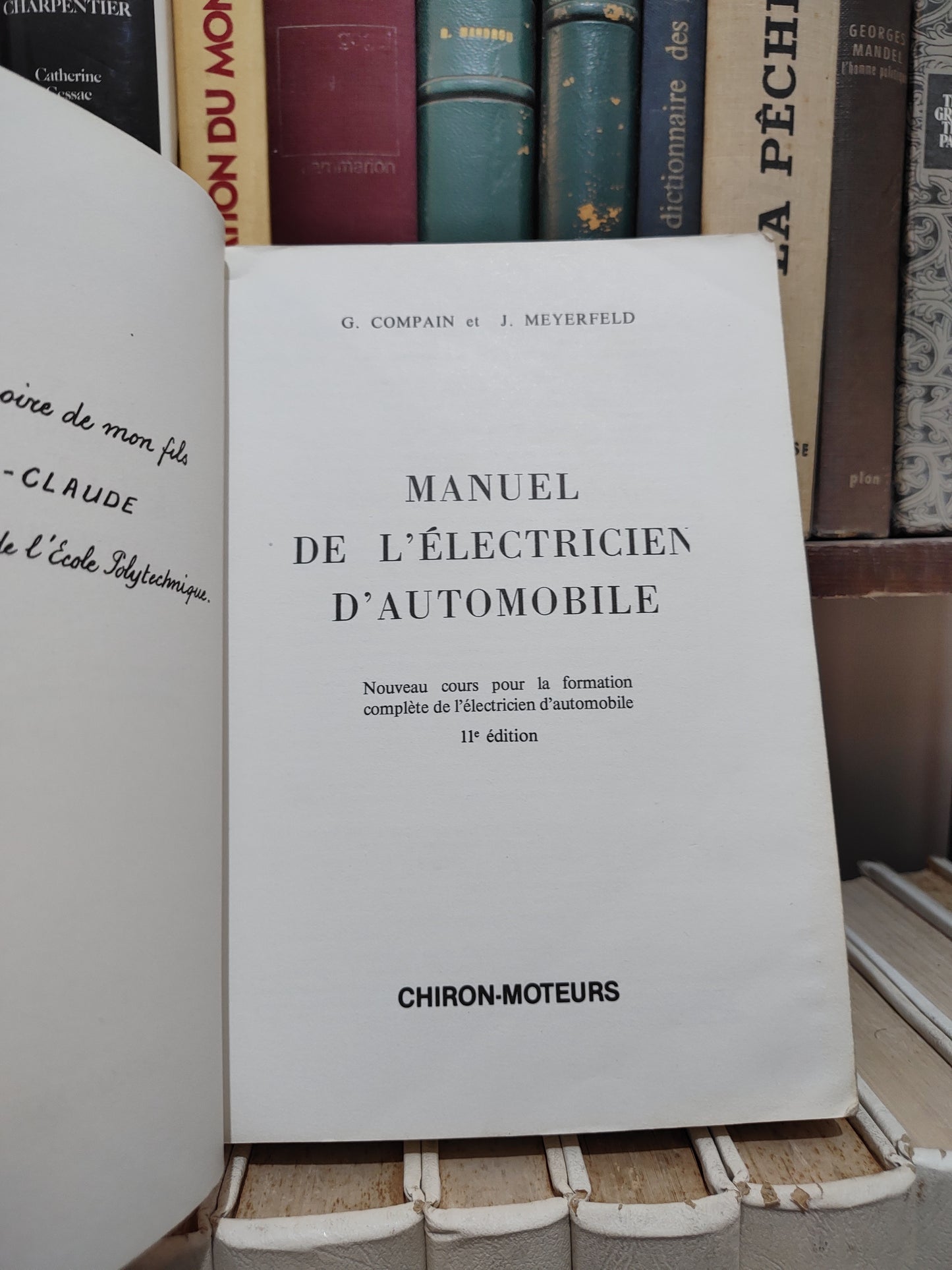 Compain - Manuel de l'électricien d'automobile