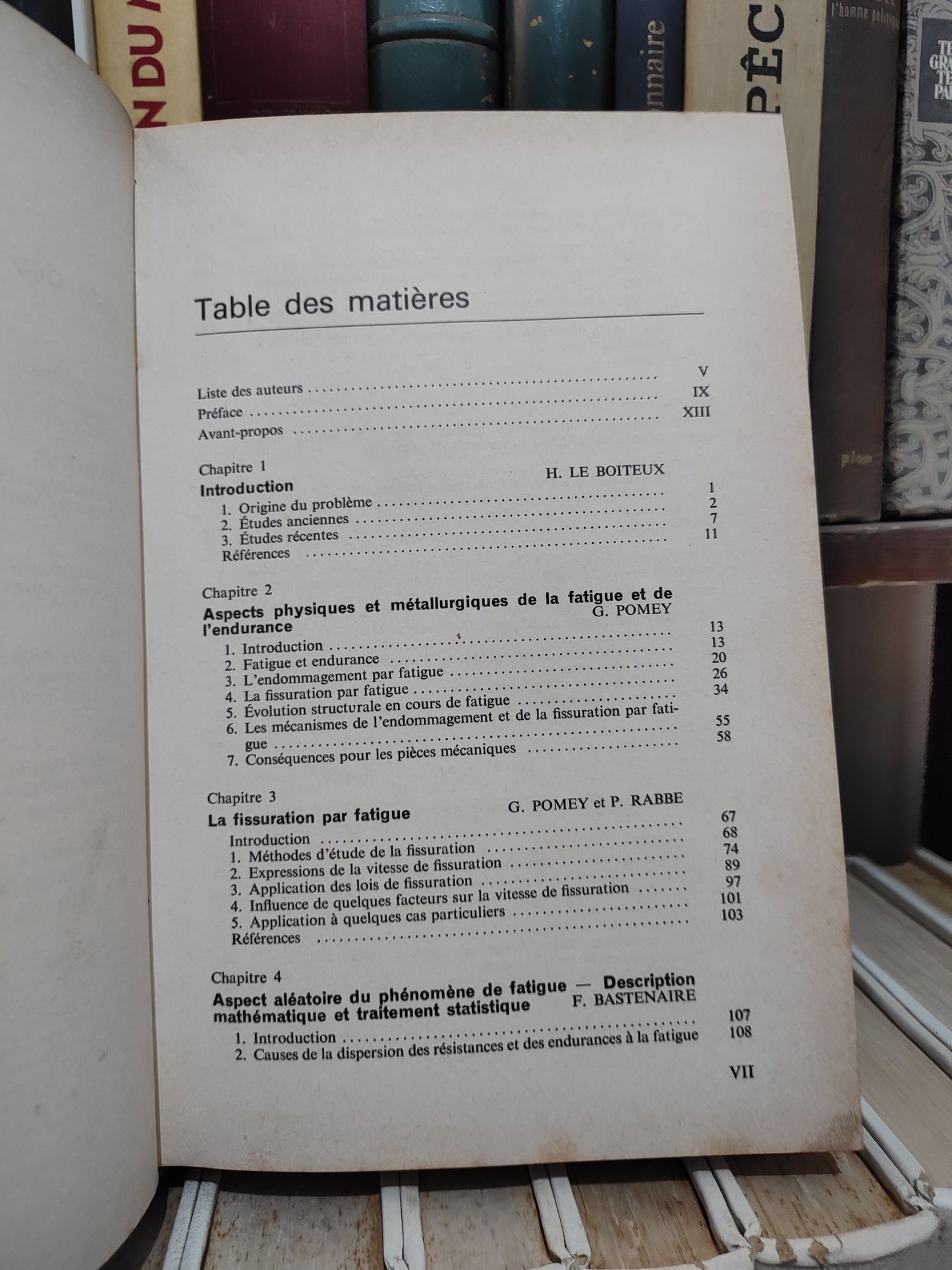 Le Boiteux - La fatigue dans les matériaux aspects physiques et mecaniques