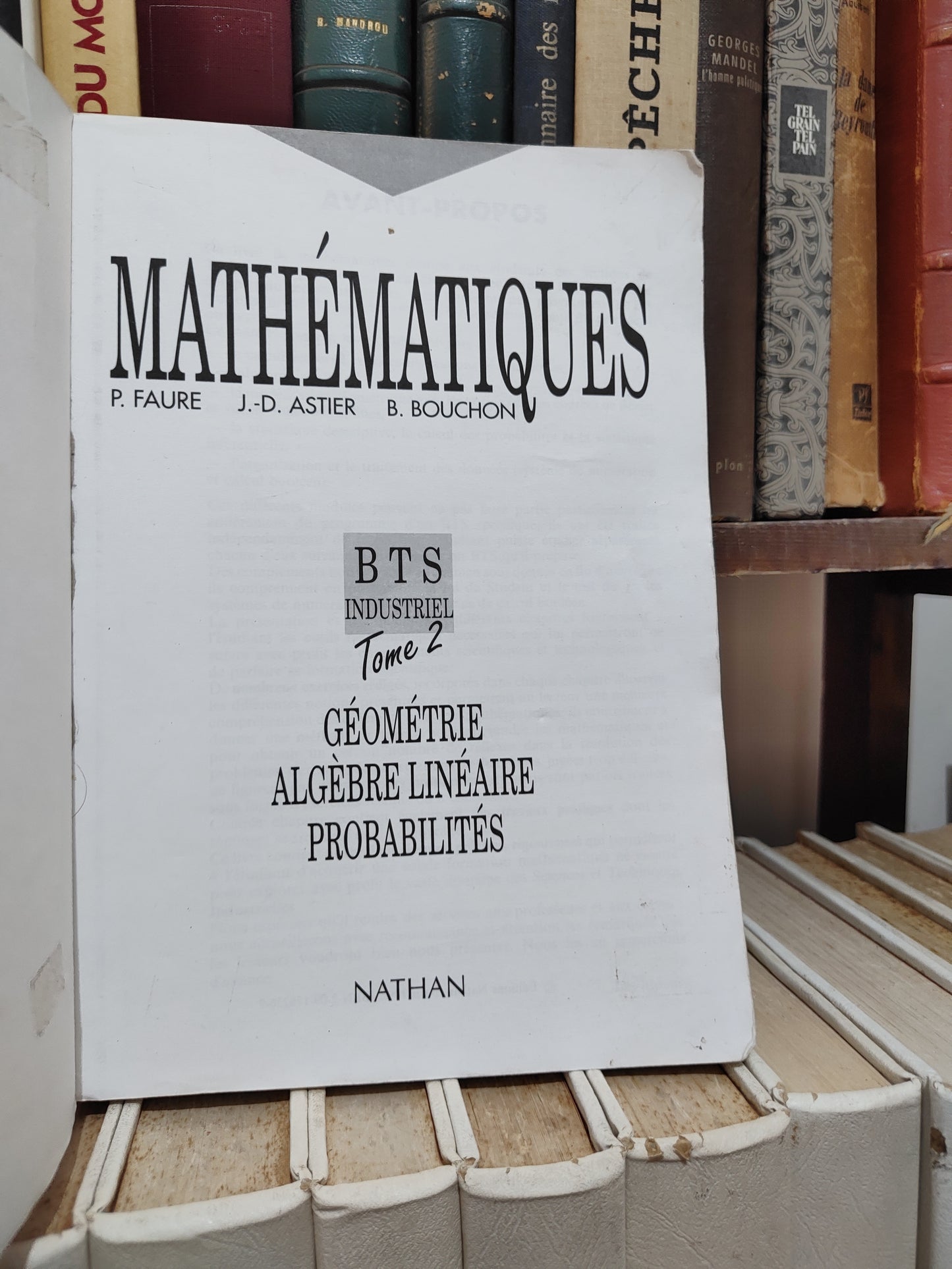 Faure - Mathématiques tome 2 BTS