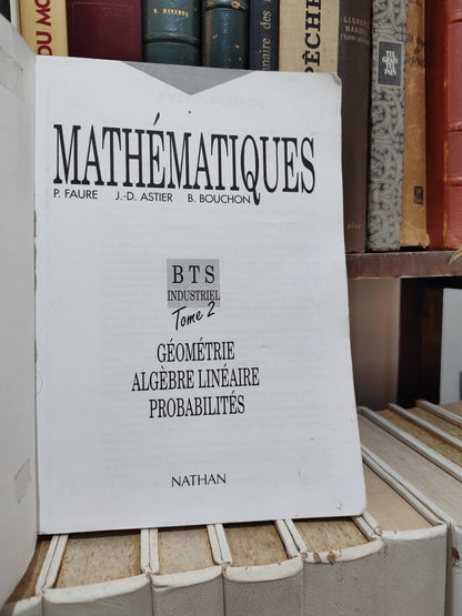Faure - Mathématiques tome 2 BTS