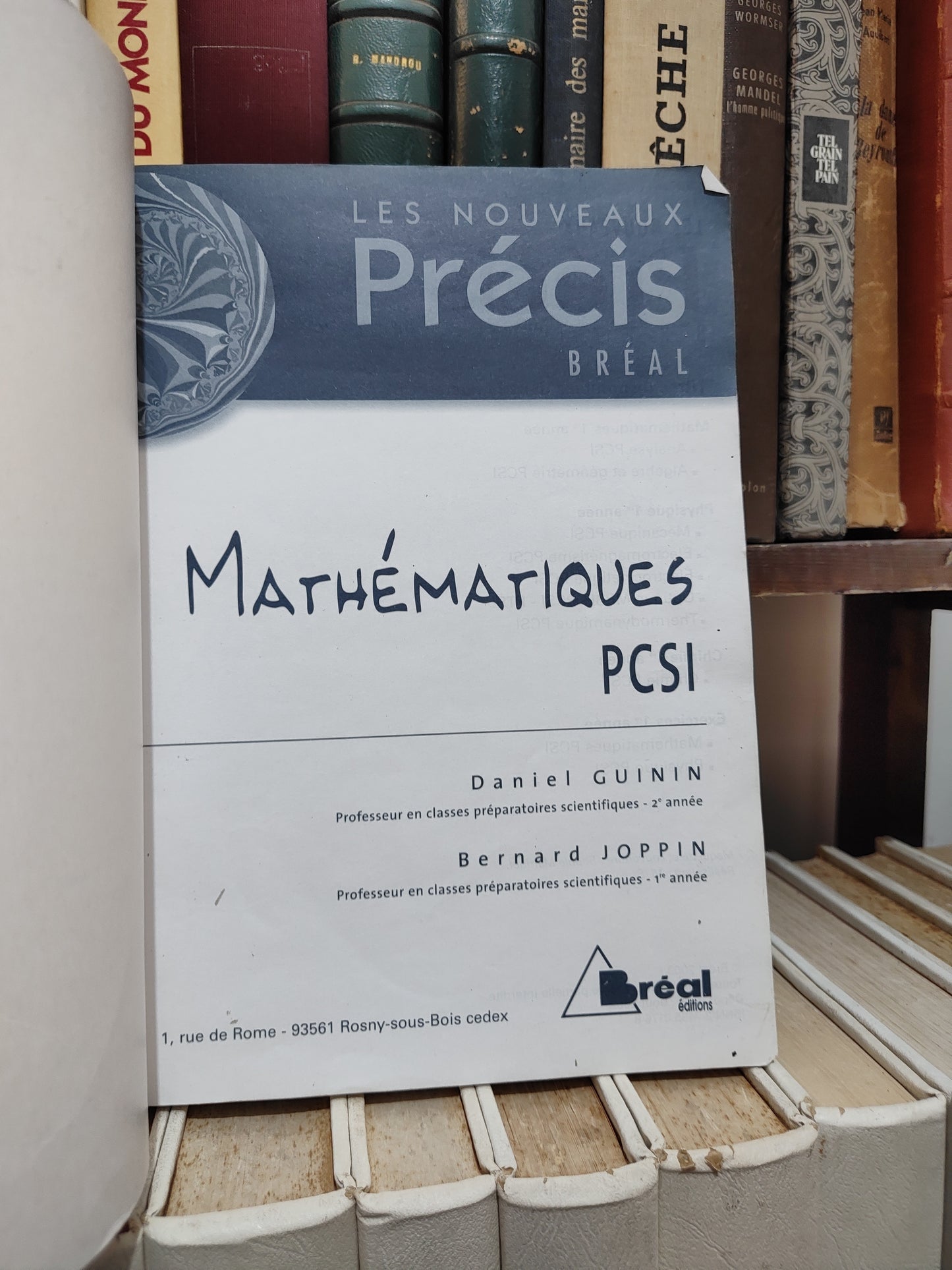 Guinin - Mathématiques exercices PCSI Précis bréal