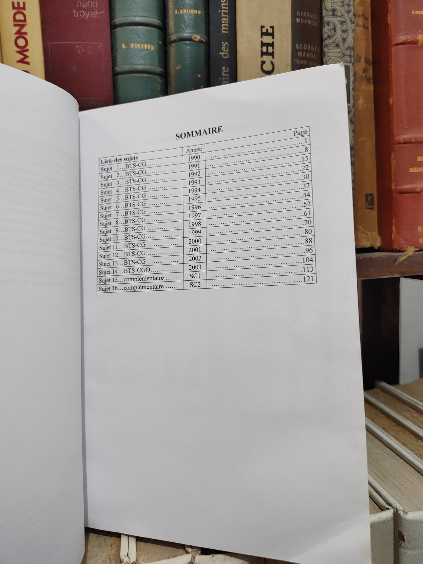 Chapelon - Nouveaux sujets corrigés de mathématiques  bts