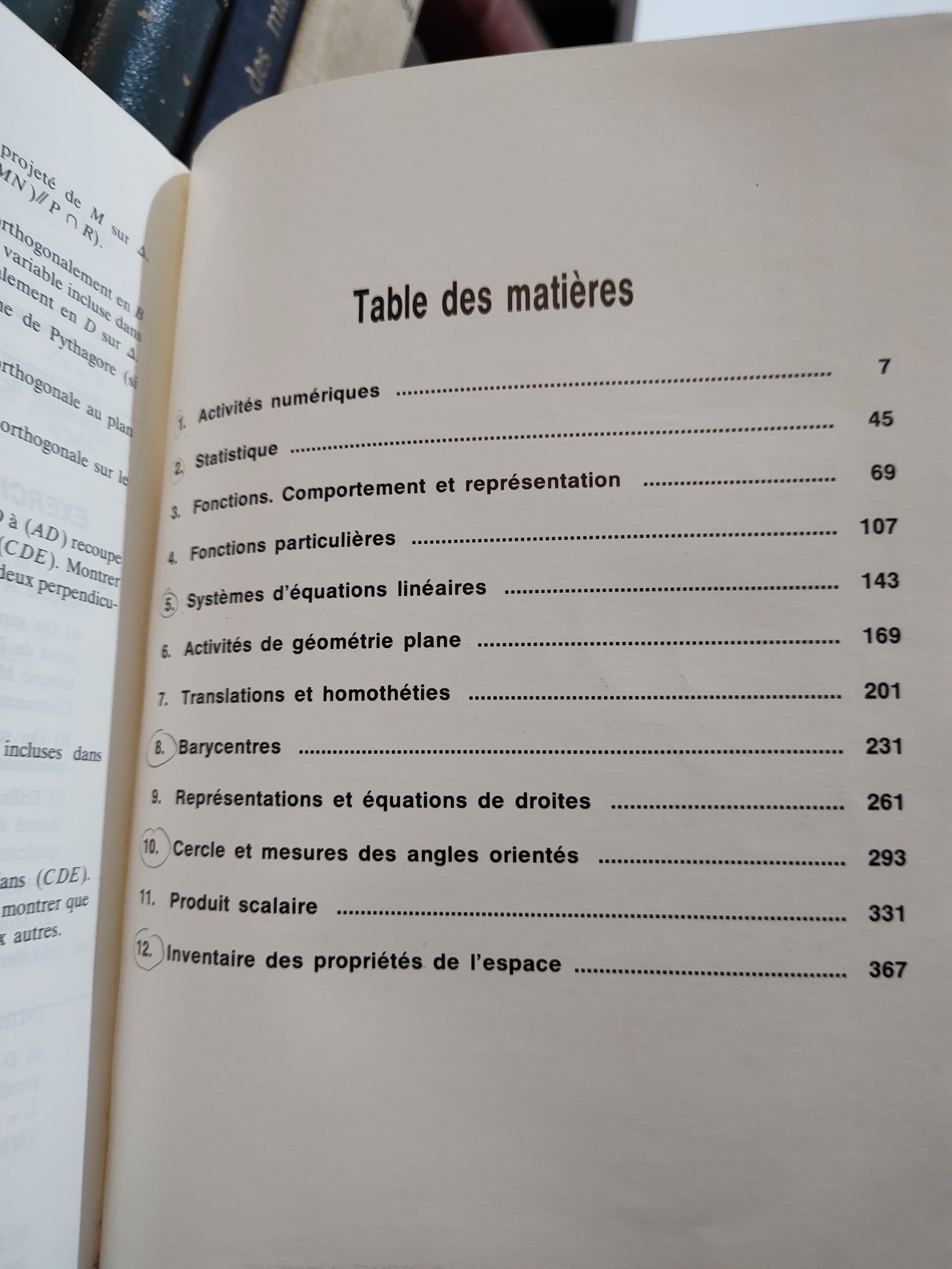 Ducos - Sprint math seconde exercices et corrigés