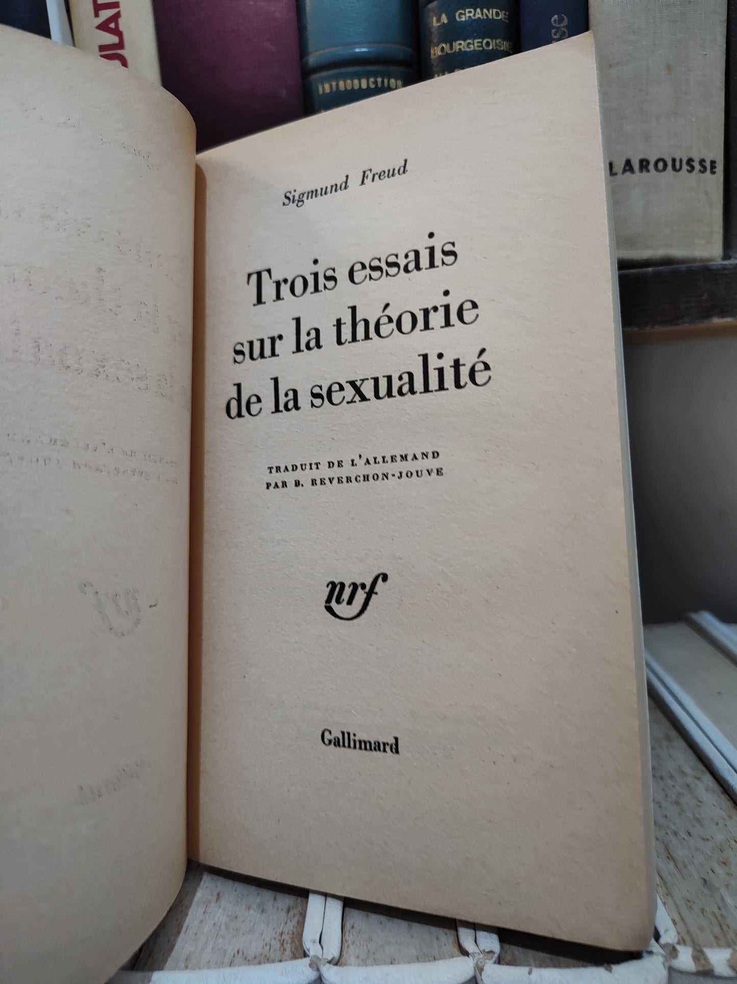 Freud - trois essais sur la théorie de la sexualité