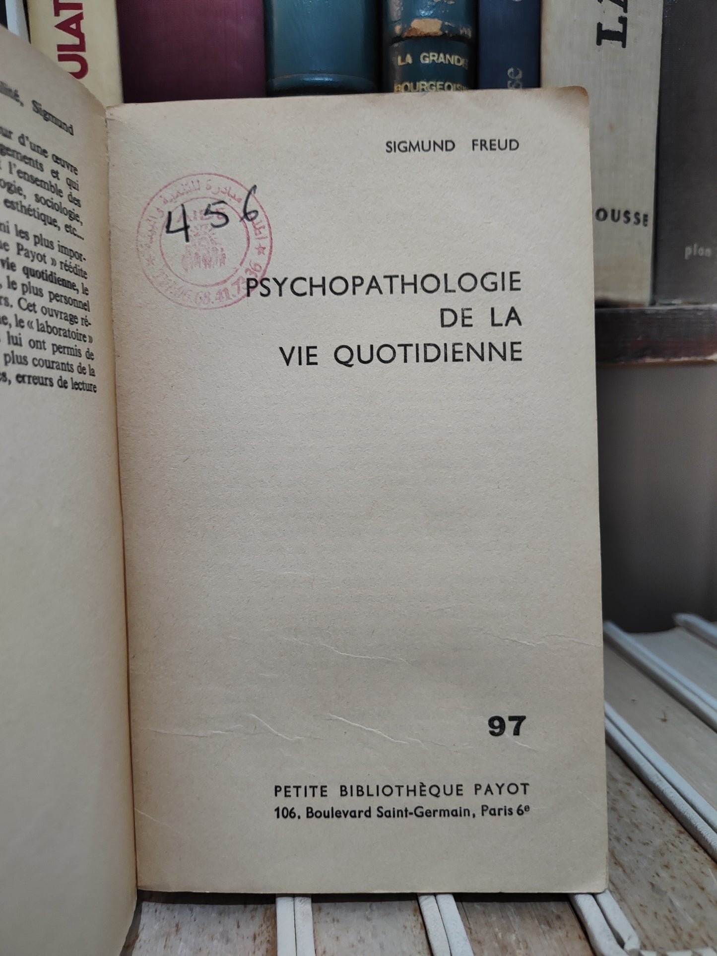 Freud - Psychopathologie de la vie quotidienne