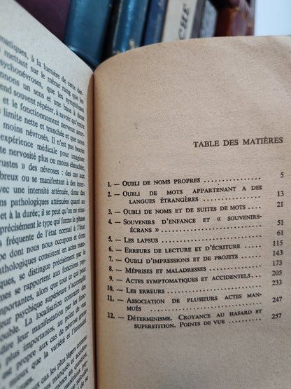 Freud - Psychopathologie de la vie quotidienne