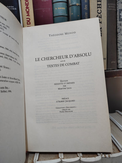 Monod - Le chercheur de l'absolu