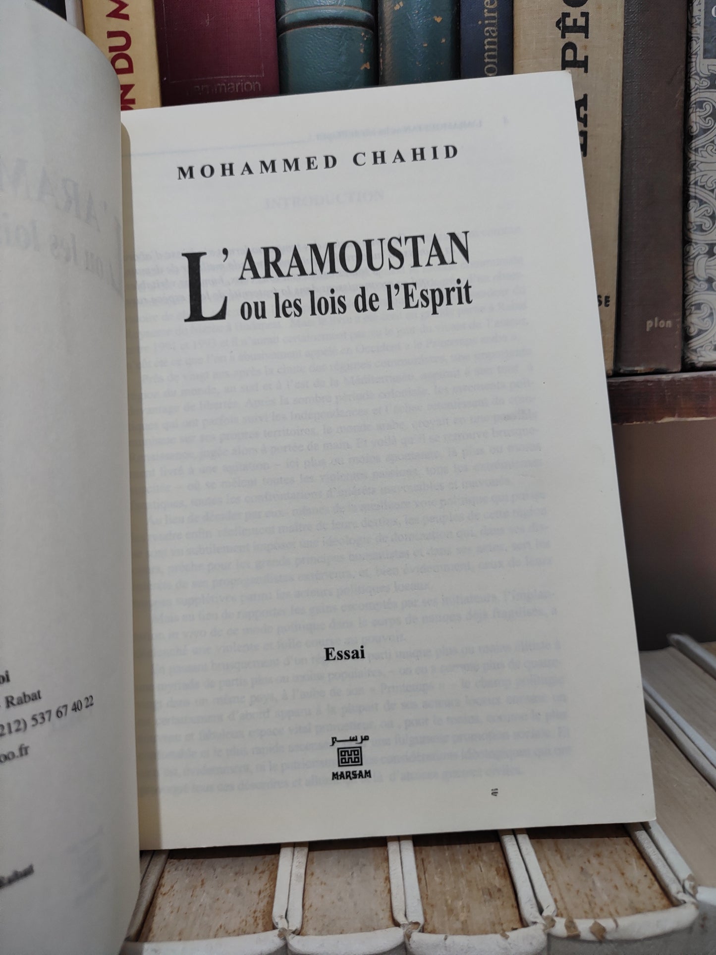 Chahid - L'Armoustan ou les lois de l'Esprit