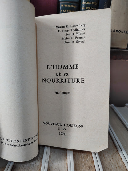Lowenberg - L'homme et sa nourriture historique