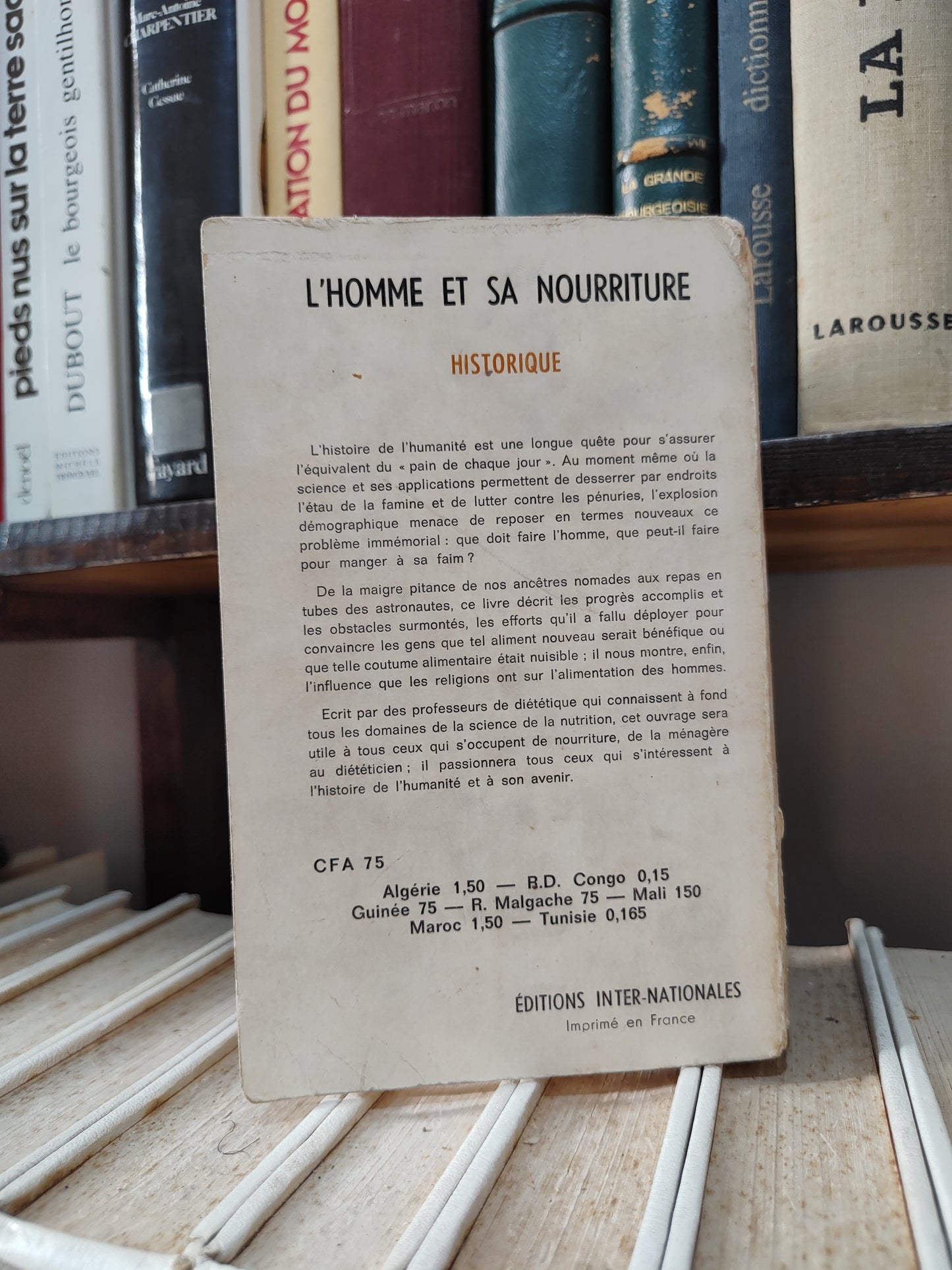 Lowenberg - L'homme et sa nourriture historique